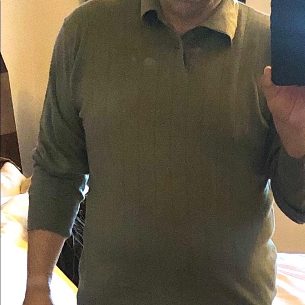 Italian button down sweater.